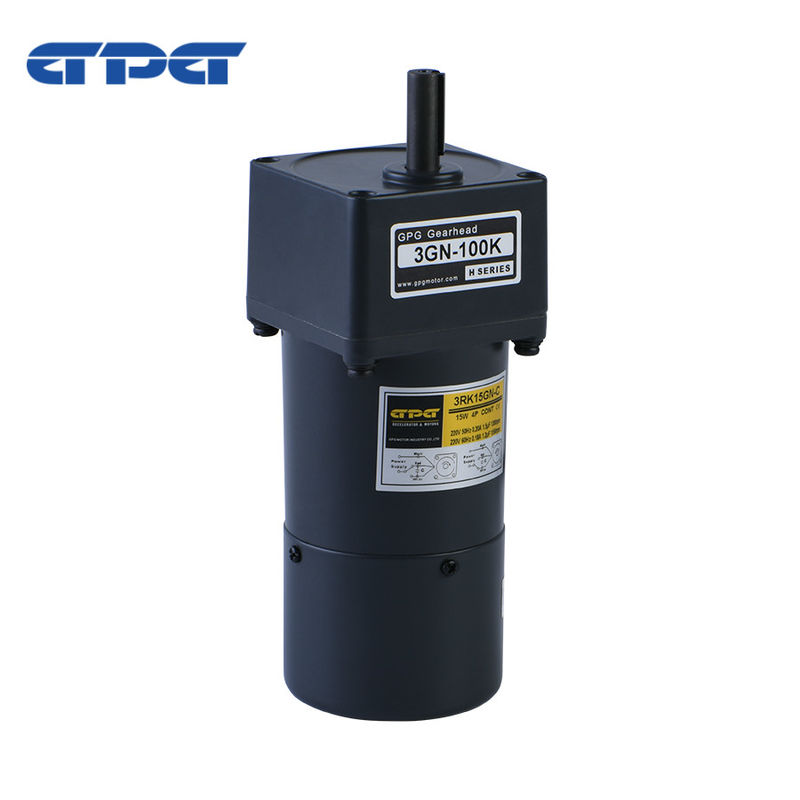 มอเตอร์เกียร์แอลซีที่ได้รับการจัดอันดับ IP44 ด้วยความเร็วการเข้า 1400-1700 รอบ / นาที และความต้านทานการกัน 100MΩ นาที