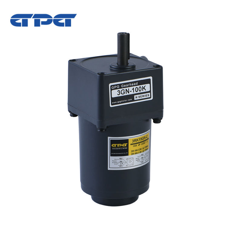 มอเตอร์เกียร์แอลซีที่ได้รับการจัดอันดับ IP44 ด้วยความเร็วการเข้า 1400-1700 รอบ / นาที และความต้านทานการกัน 100MΩ นาที